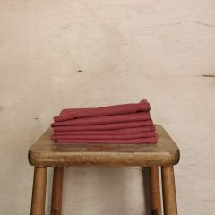 Bastian textilier - Servett - salsaröd 45cm x 45cm - 6 stycken